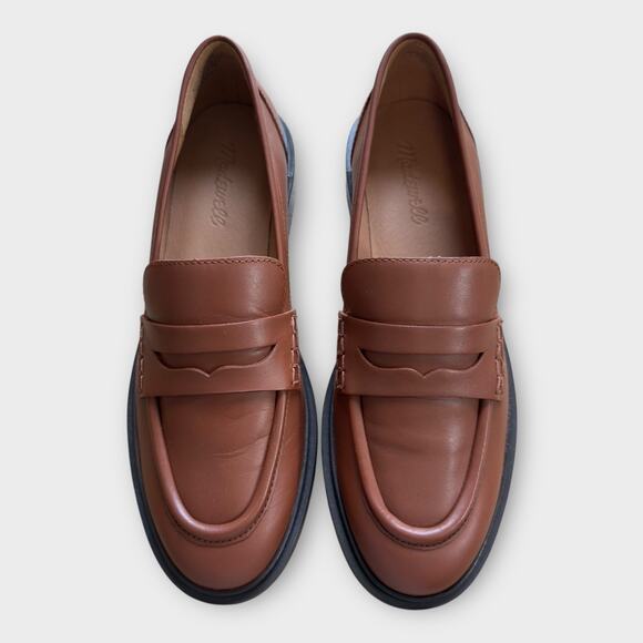 Madewell the Vernon loafer Penny loafer in dried maple size 8.5 - Picture 2 of 10